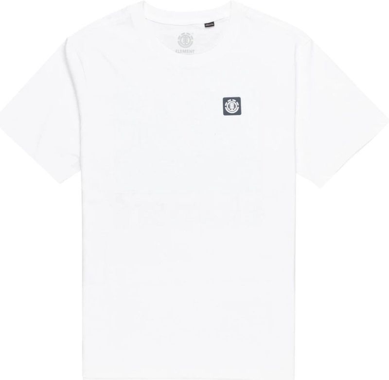 Element - Joint Texture - T-shirt - Wit - Korte Mouwen - Heren