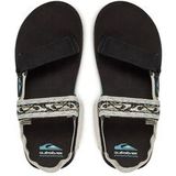 Quiksilver - Monkey Caged - Sandalen - Zwart/Wit - Polyester