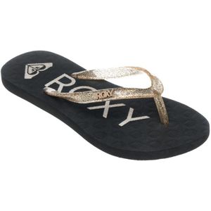 Teenslippers - Black/M Gold - Polyester - Zonder Sluiting