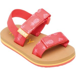 Roxy - Cage Sandalen - Rood - Roze - Bruin - Textiel - Synthetisch - Rubber