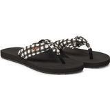 Roxy - Paia V - Slippers - Multicolor - Bedrukt Katoen/Synthetisch Leer