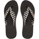 Roxy - Paia V - Slippers - Multicolor - Bedrukt Katoen/Synthetisch Leer