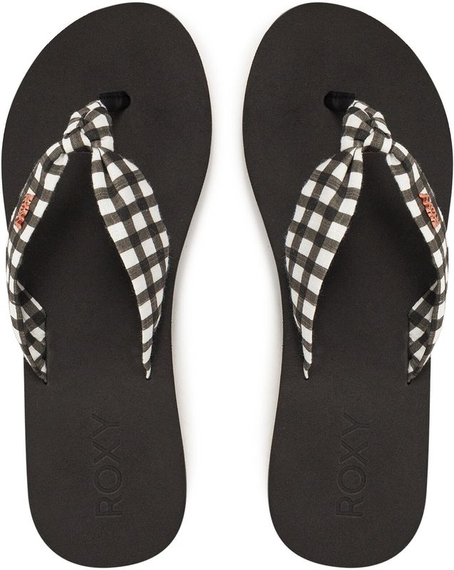 Roxy - Paia V - Slippers - Multicolor - Bedrukt Katoen/Synthetisch Leer