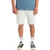 Quiksilver - Regular Fit Broek - Geborstelde Stof - Katoen Polyester - Zwart