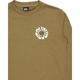 Quiksilver - Graphic Mix Crew - Trui - Beige - 55% Katoen 45% Polyester