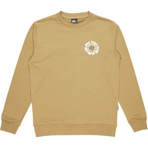 Quiksilver - Graphic Mix Crew - Trui - Beige - 55% Katoen 45% Polyester