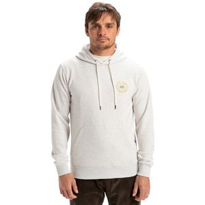 Quiksilver - Graphic Mix Hoodie - Wit Marmer Heather - Heren