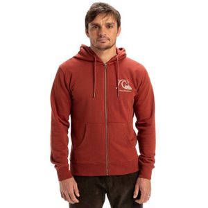 Quiksilver - Graphic Mix - Hoodie - Zwart - Buitenlaag Fleece