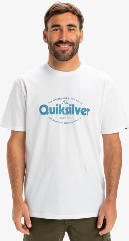 Quiksilver - T-shirt - Katoenen Jerseystof - Ronde Hals - Korte Mouwen
