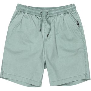 Taxer - Elastische Taille Korte Broek - Groen - Katoen Elastaan