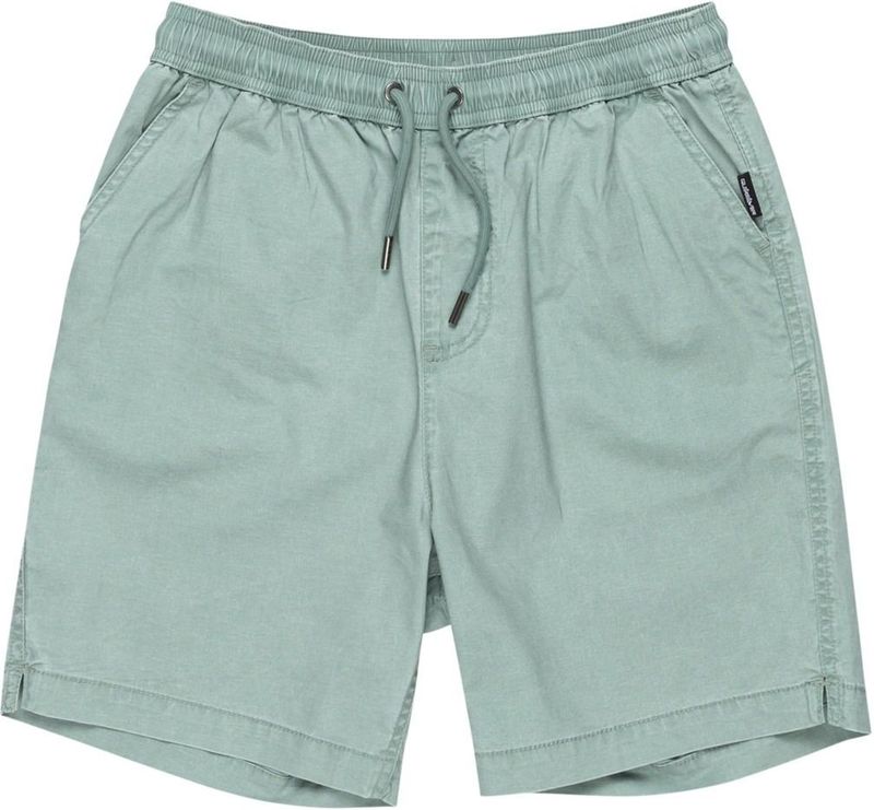 Taxer - Elastische Taille Korte Broek - Groen - Katoen Elastaan