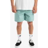 Quiksilver - Taxer WS Short - Capri Broek - Turkoois - 98% Katoen, 2% Elastaan