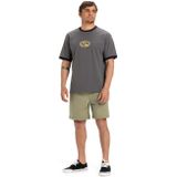 Quiksilver - Volley-model Korte Broek - Zwart - Mix Van Katoen En Elastaan