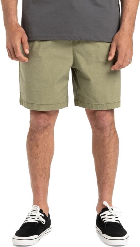 Quiksilver - Volley-model Korte Broek - Zwart - Mix Van Katoen En Elastaan