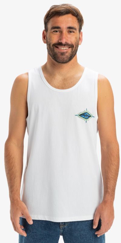 Quiksilver - Ev Beach Blast - Singlet - Wit - Katoenen Jerseystof