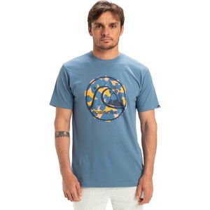 Quiksilver - Evo Bubble Wrapped - T-shirt - Blauw