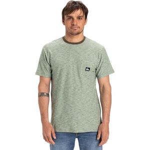 Quiksilver - T-shirt - Gestreept - Biologisch Katoen