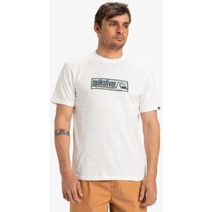 Quiksilver Evo Endless Type Ss T-shirt voor heren, Sneeuwwitje, M
