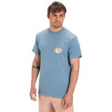 Quiksilver - EV Flower Chaos - T-shirt - Blauw - 100% Katoen