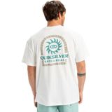 Quiksilver - T-shirt - Groen - Biologisch Katoen en Linnen - Oversized Model