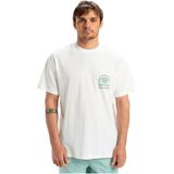 Quiksilver - T-shirt - Groen - Biologisch Katoen en Linnen - Oversized Model