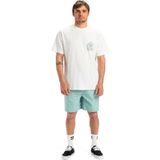 Quiksilver - T-shirt - Groen - Biologisch Katoen en Linnen - Oversized Model