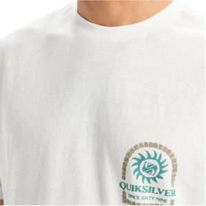 Quiksilver - T-shirt - Groen - Biologisch Katoen en Linnen - Oversized Model