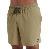 Quiksilver - Surfsilk Solid Volley - Zwembroek - Olijfgroen - 88% Polyester, 12% Elastaan