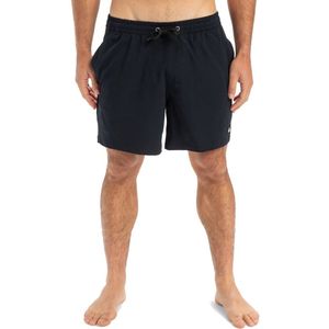 Quiksilver - Surfsilk Solid Volley - Zwembroek - Zwart/Blauw - DWR-geïmpregneerd