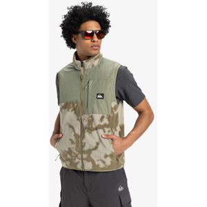 Quiksilver - Clean Coast Gilet - Tye Dye Aloe - Kaki - Gerecycled Polyester