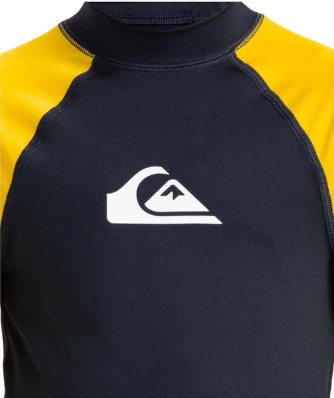 Dagelijkse - Lange Mouw Surf T-shirt - Zwart - Gerecycled Polyester-Elastaanmix