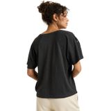 Roxy - T-shirt - Korte Mouw - Wit - Katoen/Polyester