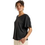 Roxy - T-shirt - Korte Mouw - Wit - Katoen/Polyester