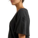 Roxy - T-shirt - Korte Mouw - Wit - Katoen/Polyester