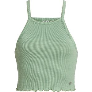Roxy - As I Am - Top - Groen - Katoen/Polyester/Elastaan