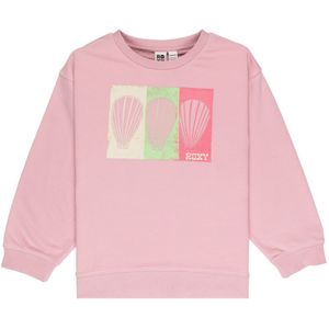 Roxy - Relaxed Model - Sweater - Pastel Roze - Middelzware Sweatstof
