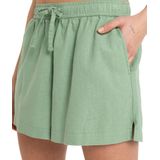 Lekeitio - Break Mid Shorts - Korte Broeken - Linnen Viscose Mengsel - Elastische Taille