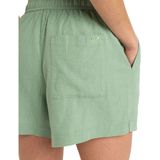Lekeitio - Break Mid Shorts - Korte Broeken - Linnen Viscose Mengsel - Elastische Taille