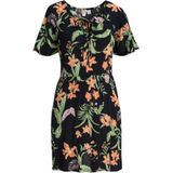 Roxy - Tropical Tides - Damesjurk - Anthraciet - Crinkle Stof