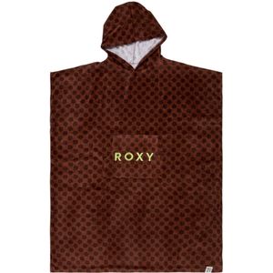 Roxy - Nutty Barrel - Poncho Handdoek - Bedrukte Badstof - Kangoeroezakken