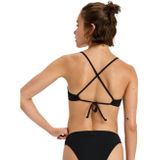 Roxy - Beach Classics Ba Athl Tri - Triangel Bikinitop - Dames - Blauw - Polyester