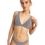 Roxy - Gingham - Triangelbikinitop - Zwart - Gerecycled Polyester