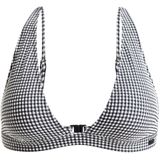 Roxy - Gingham - Triangelbikinitop - Zwart - Gerecycled Polyester