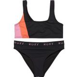 Roxy - Colorblock - Tweedelige Zwemset - Meisjes 6-16 - Chloorbestendig - Verstelbare Bandjes