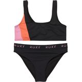 Roxy - Colorblock - Tweedelige Zwemset - Meisjes 6-16 - Chloorbestendig - Verstelbare Bandjes
