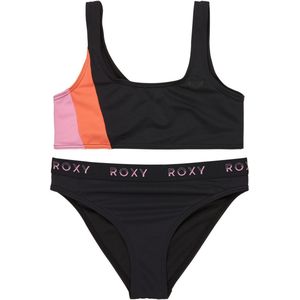 Roxy - Colorblock - Tweedelige Zwemset - Meisjes 6-16 - Chloorbestendig - Verstelbare Bandjes