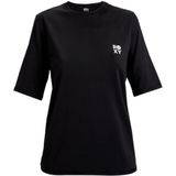 Rash Vest - Korte Mouw - Dames - Zachte Stretch Jerseystof - Zwart