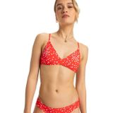 ROXY - Bikinitop Beach Classics - Rood - Polyester - Triangel