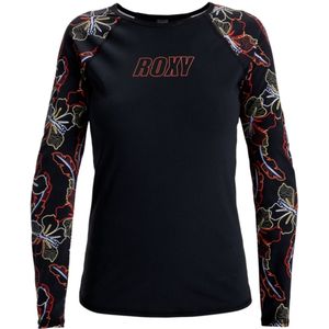 Roxy - Active - Shirttop - Anthracite Athletic Hibiscus