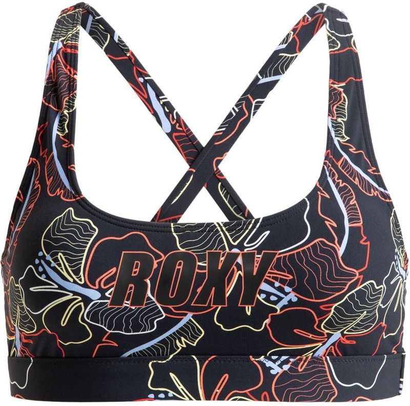 Roxy - Roxy Active - Bralette Bikinitop - Zwart - Gerecycled Nylon